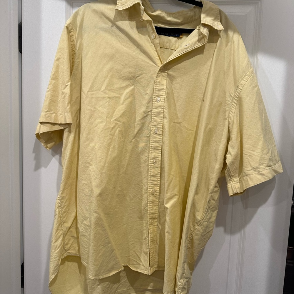 Ralph Lauren Men's Light Yellow Casual Shirt